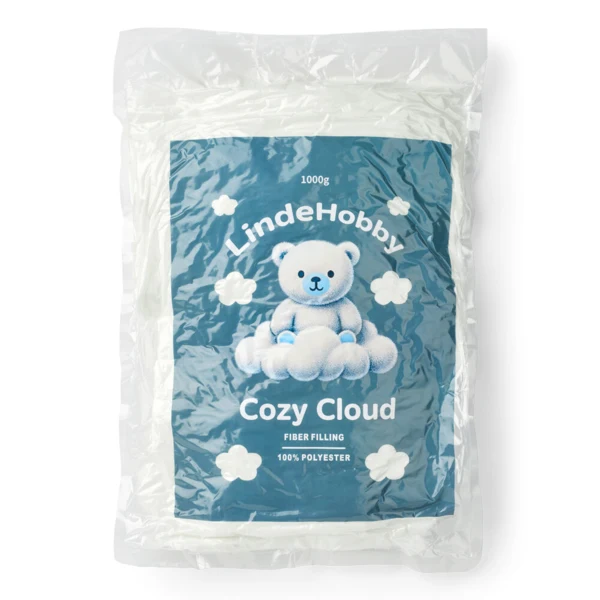 LindeHobby Cozy Cloud Fiber Fyldevat, 50-1000g